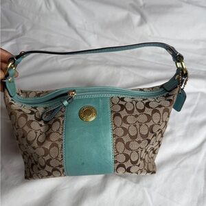 Coach Brown and Blue Women's Bag